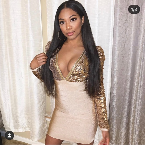 Sequin bandage dress - Picture 1 of 3